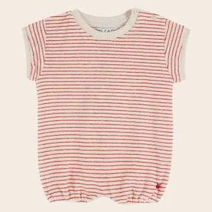 Combibloomer Rayure Coquelicot