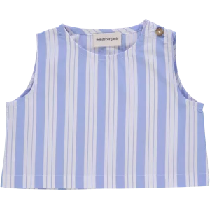 Débardeur Craspedia Rayures Bleues