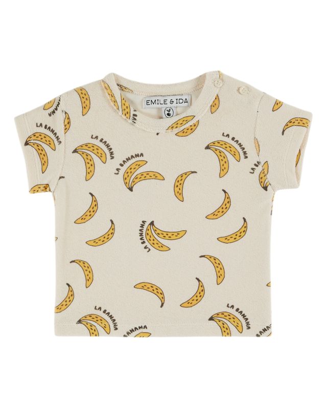 t-shirt banane velours