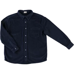 Chemise Lenhador Velours Côtelé Midnight Navy