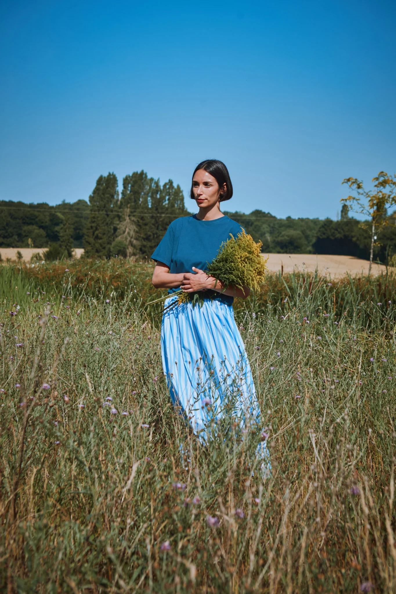 Jupe Chia Rayures Larges – Image 2