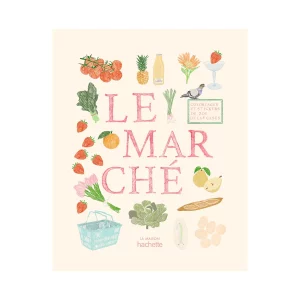 Carnet de coloriages et de stickers Le Marché