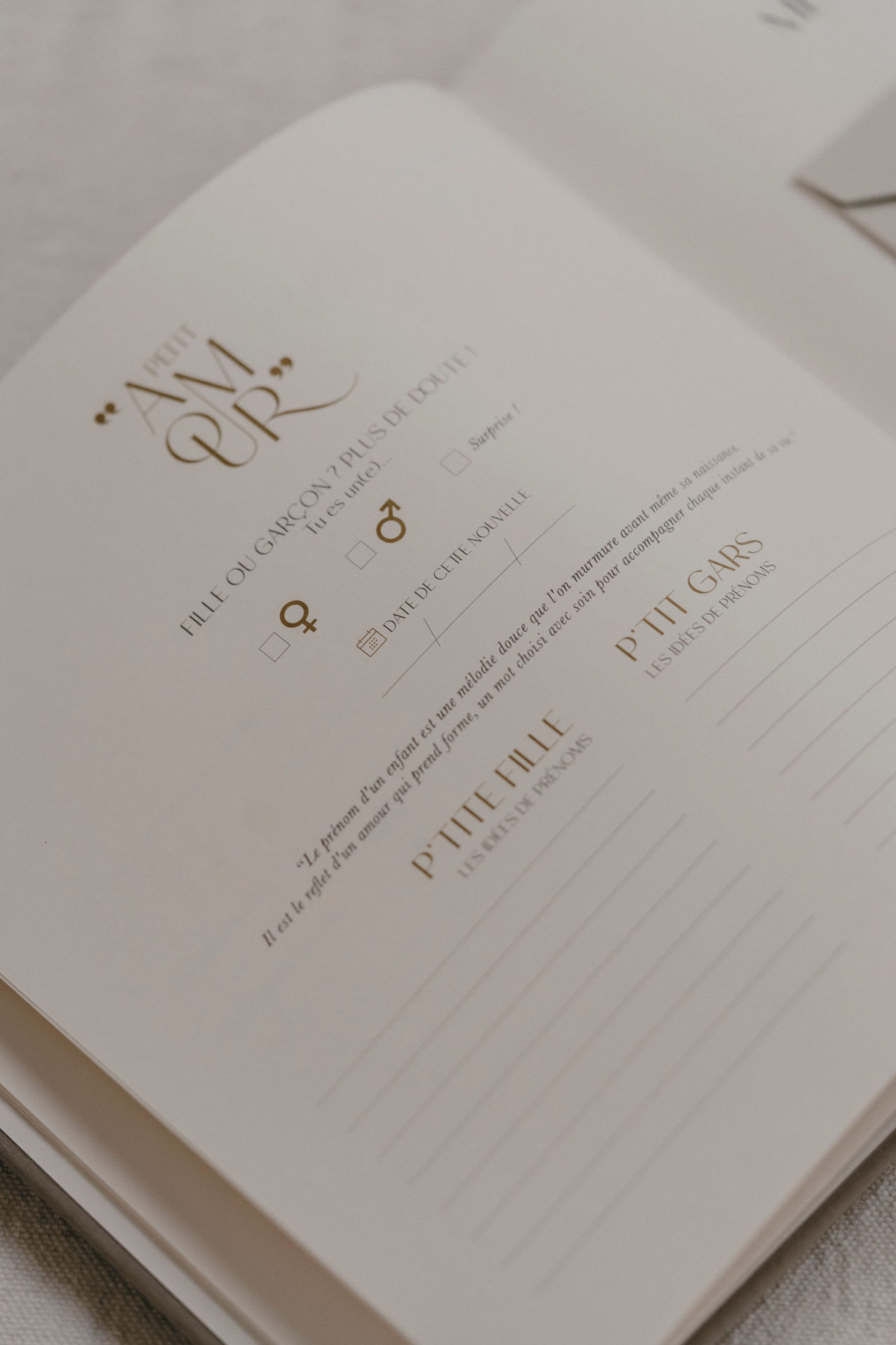 Livre de naissance Pure Lin – Image 2