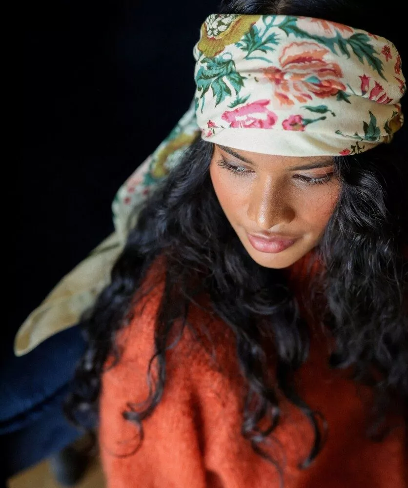 Grand Foulard Jeanet Porcelaine – Image 2