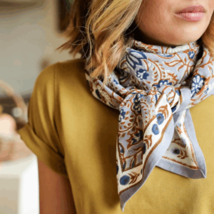 Grand Foulard Taj Azur