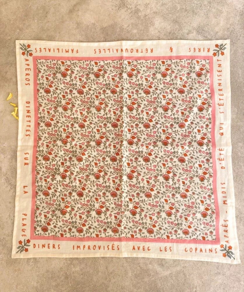 Petit Foulard Rosa Sorbet d'Eté – Image 2