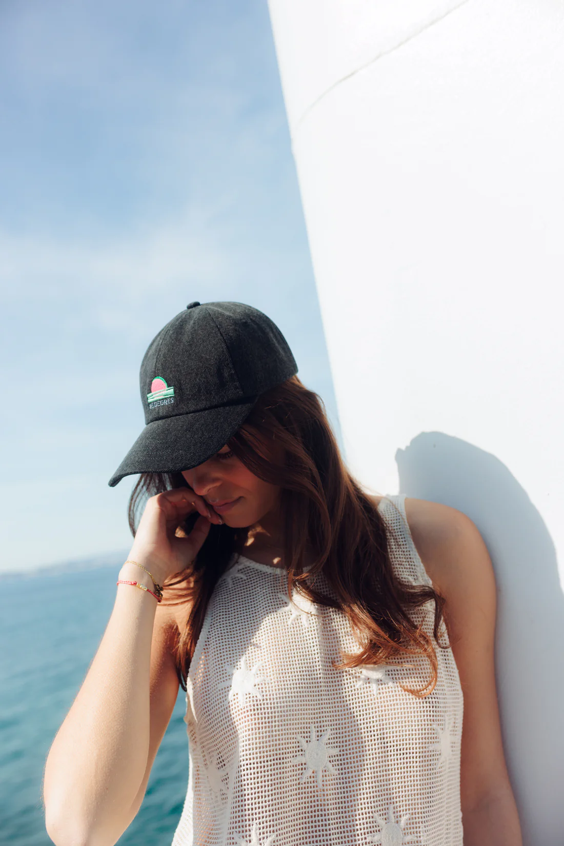 CASQUETTE SUNNY DENIM NOIR 23 DEGRES