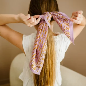 Petit Foulard Mona Parme