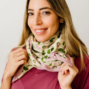 Grand Foulard Amélia Green