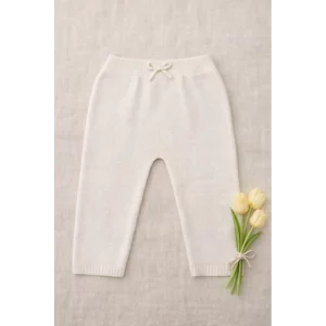 Pantalon Leandre Tricot Ecru