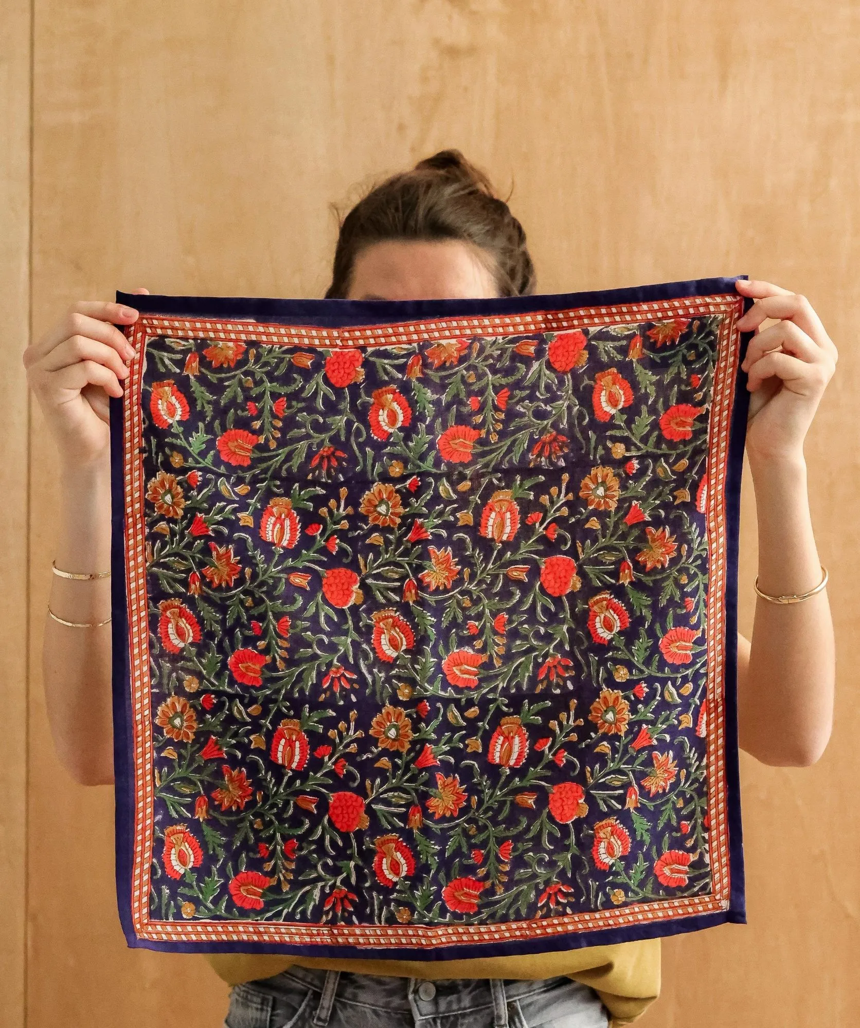 PETIT FOULARD MINA INDIGO BELLEMME