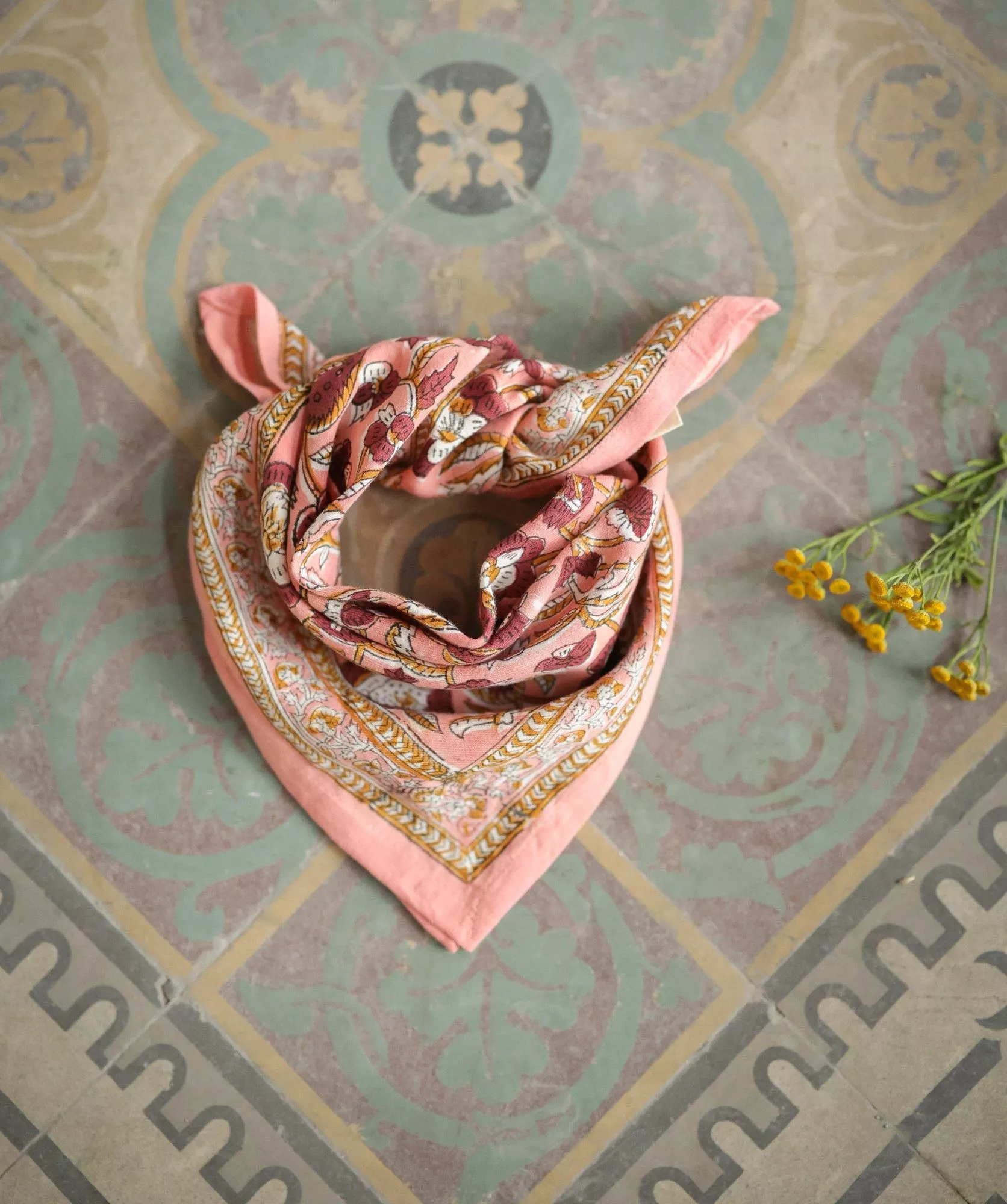 PETIT FOULARD JAYA ROSE BLUSH BELLEMME