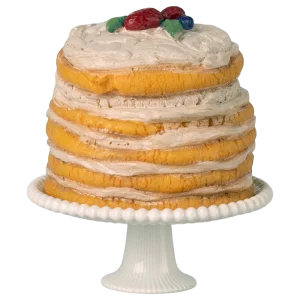 Gâteau de fête et son présentoir pour souris