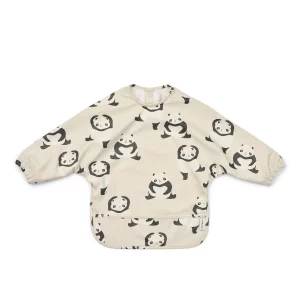 bavoir imperméable Merle à manches longues imprimé Panda Liewood