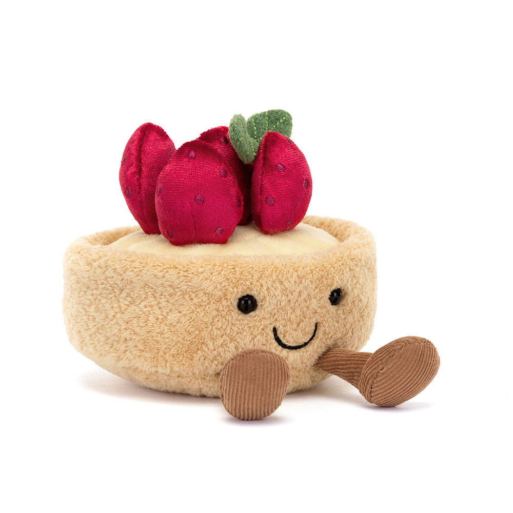 Peluche Amuseables Fleurette Tarte aux Fraises