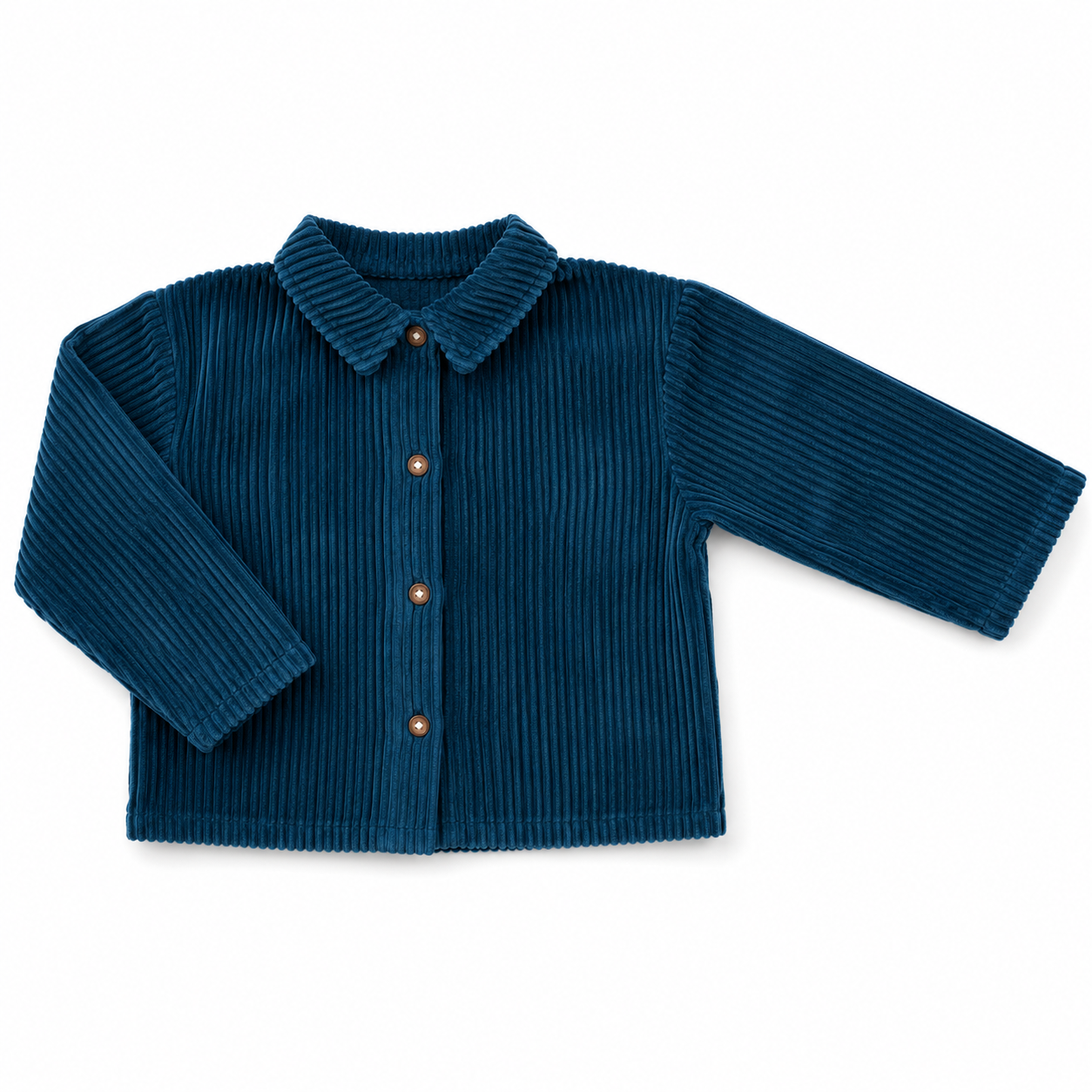 Blouse Cassis Velours Côtelé Dress Blue