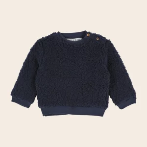 SWEATSHORT BEBE MOUMOUTE BLEU MARINE EMILE ET IDA