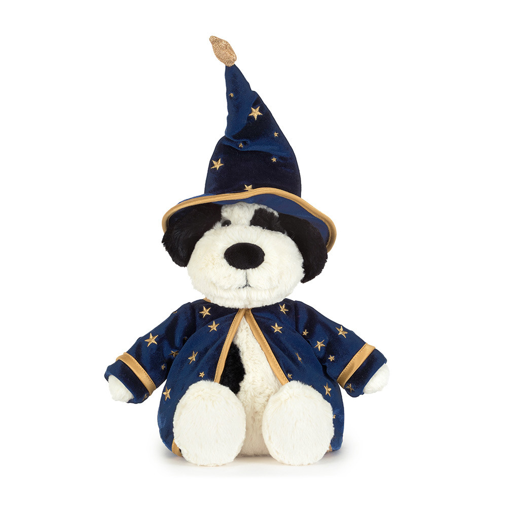 PELUCHE JELLYCAT HALLOWEEN RUFFERTY PUPPY WIZARD MAGICIEN