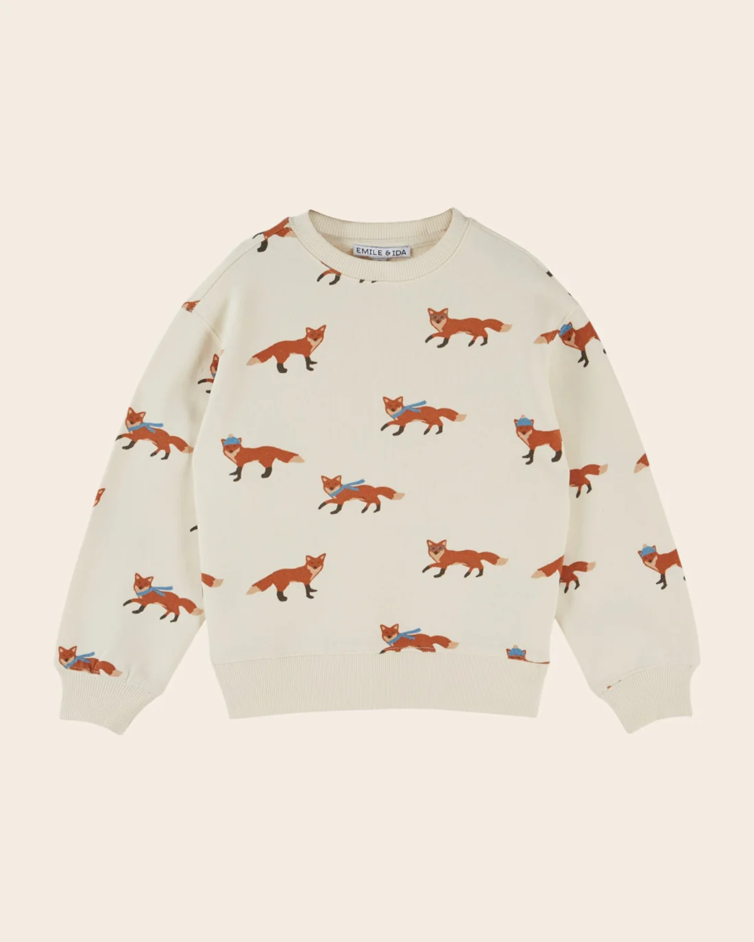 SWEATSHIRT RENARD ECRU EMILE ET IDA