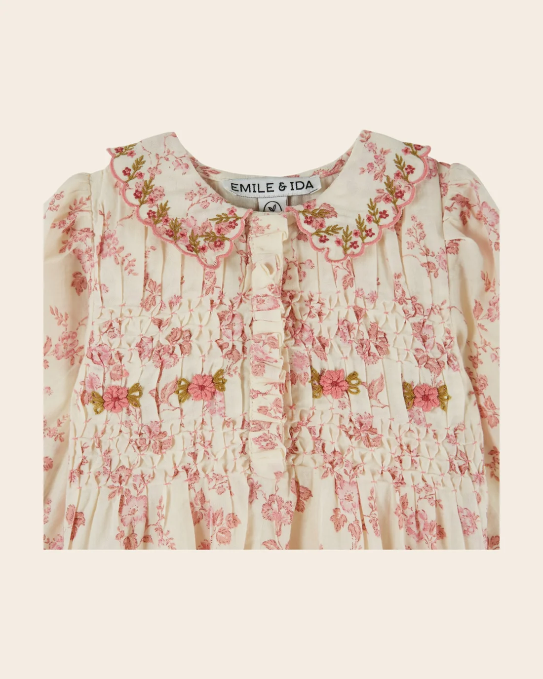 Combibloomer Smocké Brodé Rosalie – Image 3