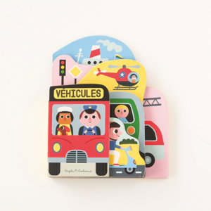 LIVRE IMAGIER TOUT-CARTON VEHICULES MARCEL ET JOACHIM