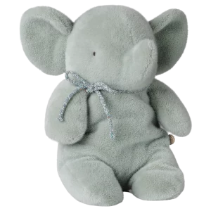 Peluche Eléphant Medium Menthe Douce