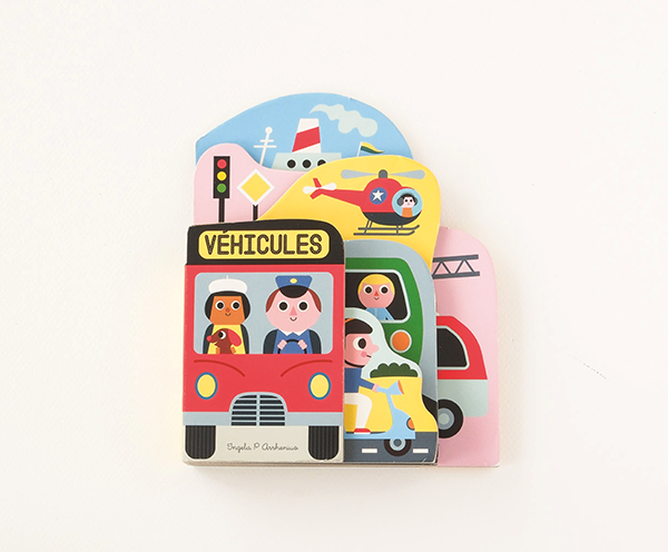 LIVRE IMAGIER TOUT-CARTON VEHICULES MARCEL ET JOACHIM