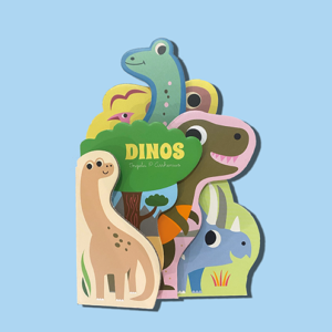 LIVRE IMAGIER TOUT-CARTON DINOS MARCEL ET JOACHIM