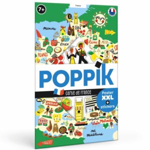 POSTER A STICKER LA FRANCE POPPIK