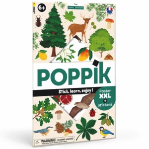 POSTER A STICKER LES ARBRES POPPIK