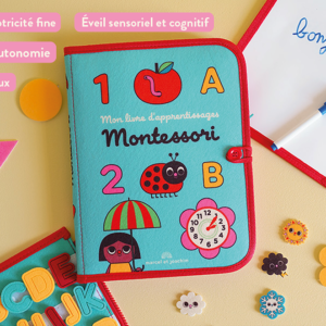 LIVRE EN FEUTRINE MONTESSORI MARCEL ET JOACHIM