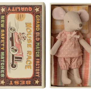 SOURIS GRAND SOEUR DANS SA BOITE D'ALLUMETTES MAILEG