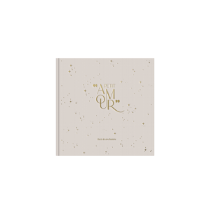 LIVRE DE NAISSANCE BEIGE PETIT AMOUR ZAKUW