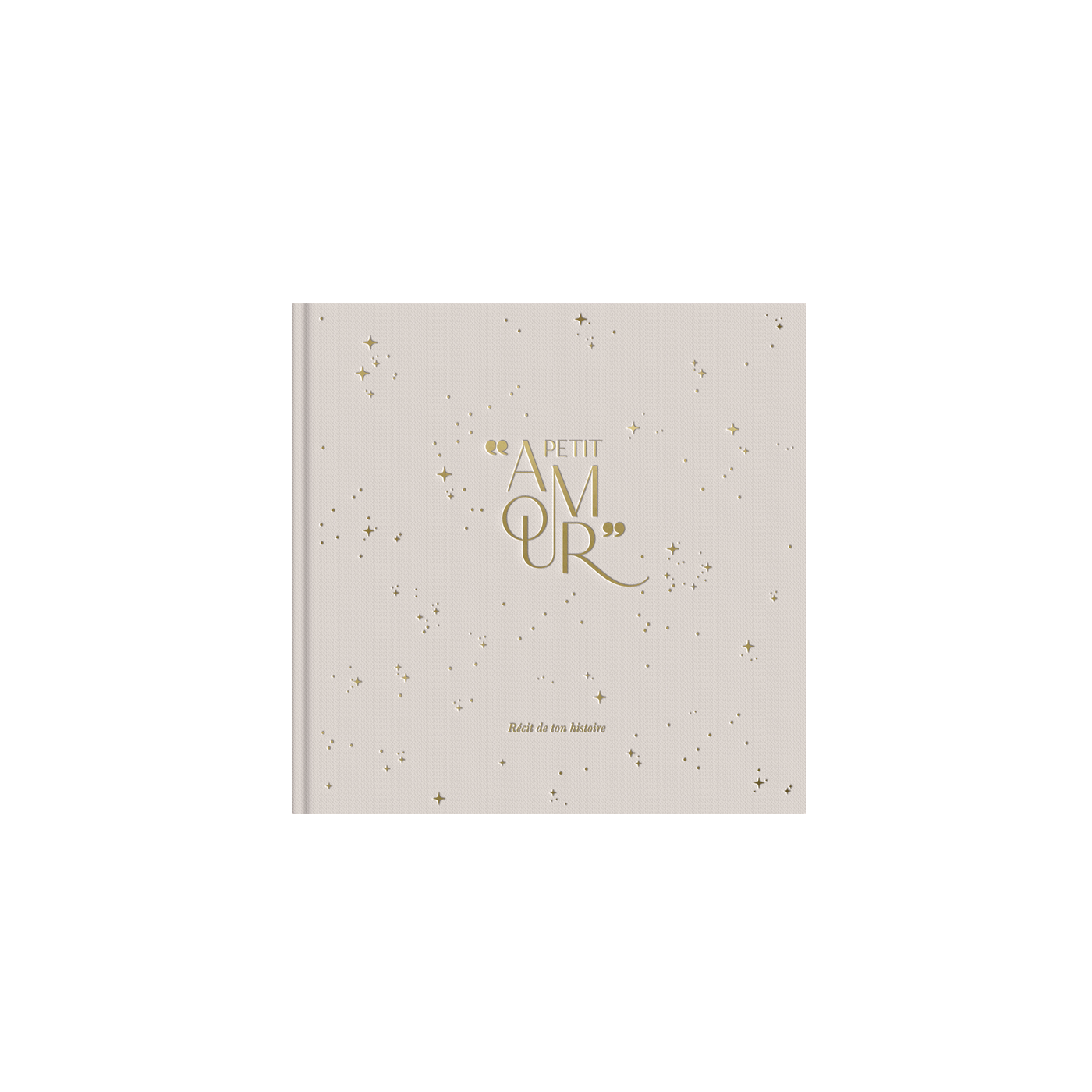 LIVRE DE NAISSANCE BEIGE PETIT AMOUR ZAKUW