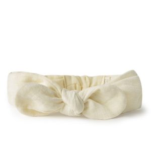 BANDEAU TURBAN IVORY BABYSHOWER