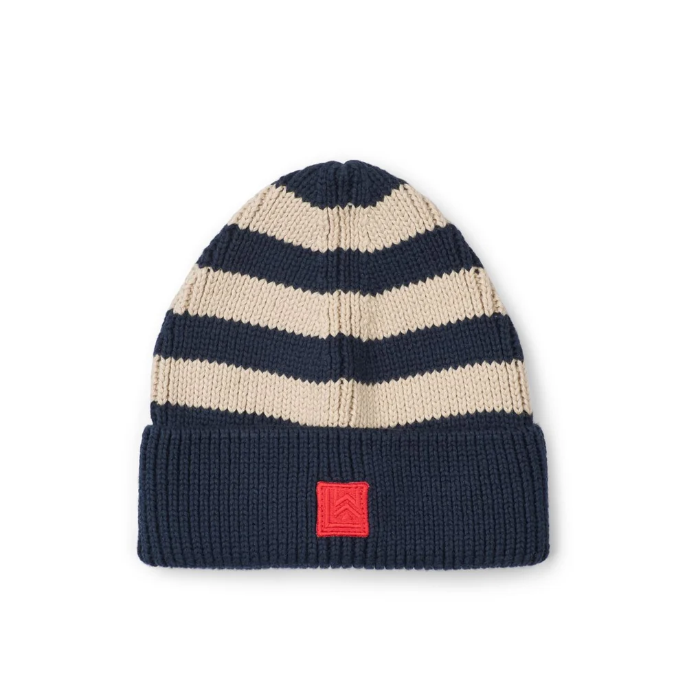BONNET EZRA RAYURES CLASSIC NAVY LIEWOOD