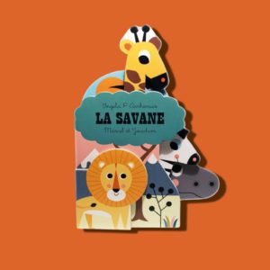 LIVRE IMAGIER TOUT-CARTON LA SAVANE MARCEL ET JOACHIM