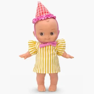 POUPEE NINON ET SA TENUE D'ANNIVERSAIRE MINI PLANCHA MINIKANE