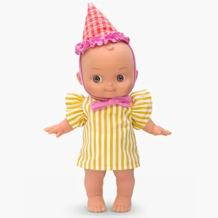 POUPEE NINON ET SA TENUE D'ANNIVERSAIRE MINI PLANCHA MINIKANE