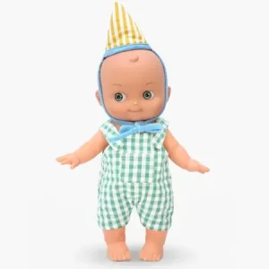 POUPEE ZEBULON MINI PLANCHA ET SA TENUE D'ANNIVERSAIRE MINIKANE