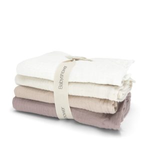 LOT DE 4 MINIS LANGES LITTLE NUDE BABYSHOWER