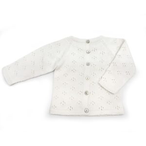 CARDIGAN CAPRI MILKY WHITE BABYSHOWER