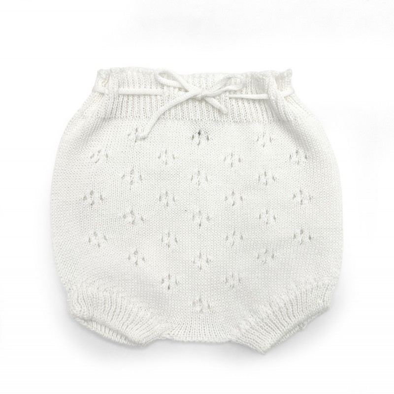 BLOOMER CAPRI MILKY WHITE BABYSHOWER