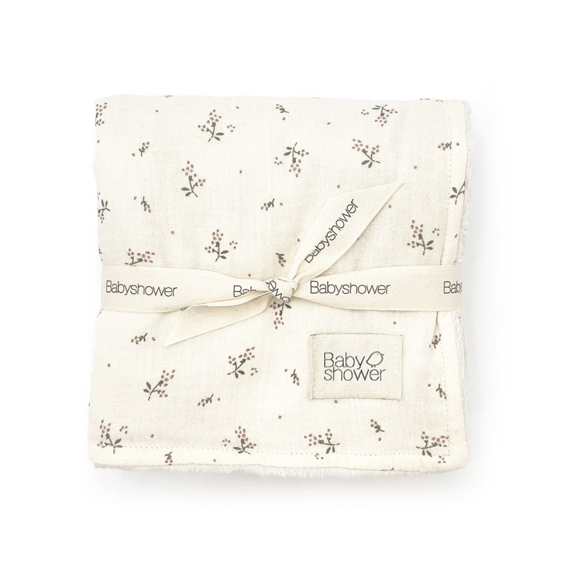 COUVERTURE POLAIRE ROSBERRY BABYSHOWER