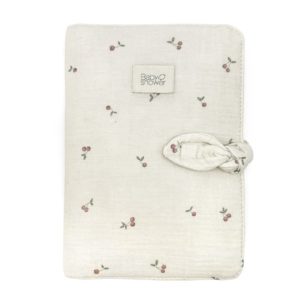 PROTEGE CARNET DE SANTE KNOT CHERRIES BABYSHOWER