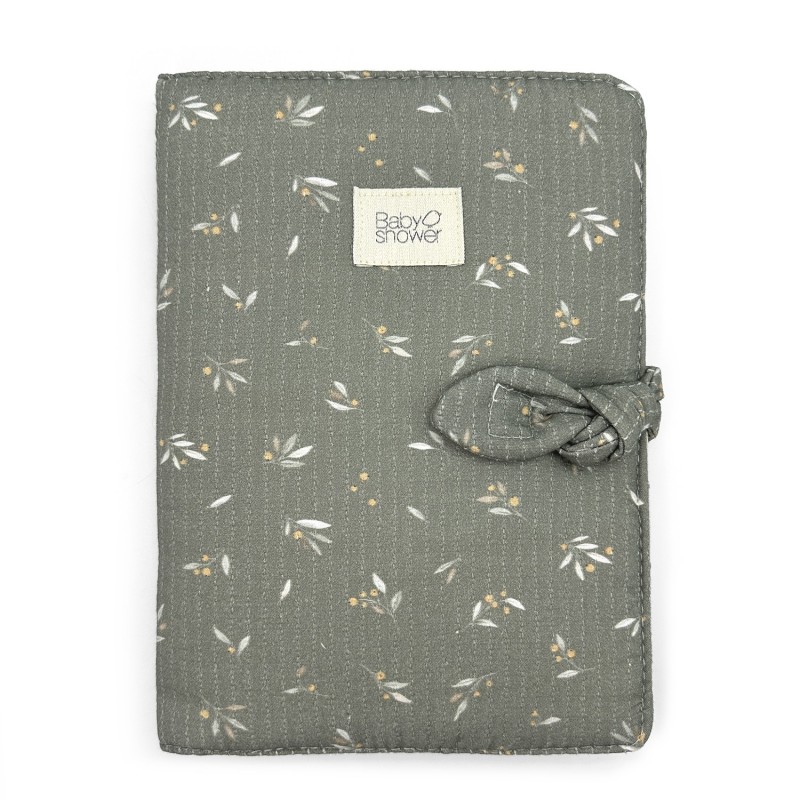 PROTEGE CARNET DE SANTE KNOT MISTY WOODS BABYSHOWER