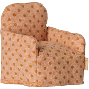 fauteuil pour souris a pois maileg