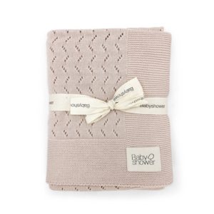 couvertire classic tricot nude powder babyshower