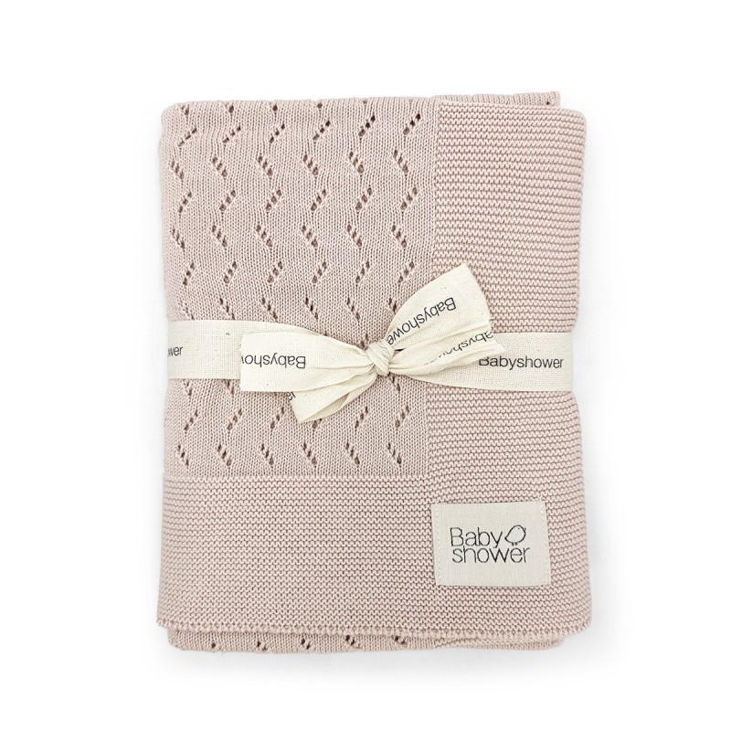couvertire classic tricot nude powder babyshower