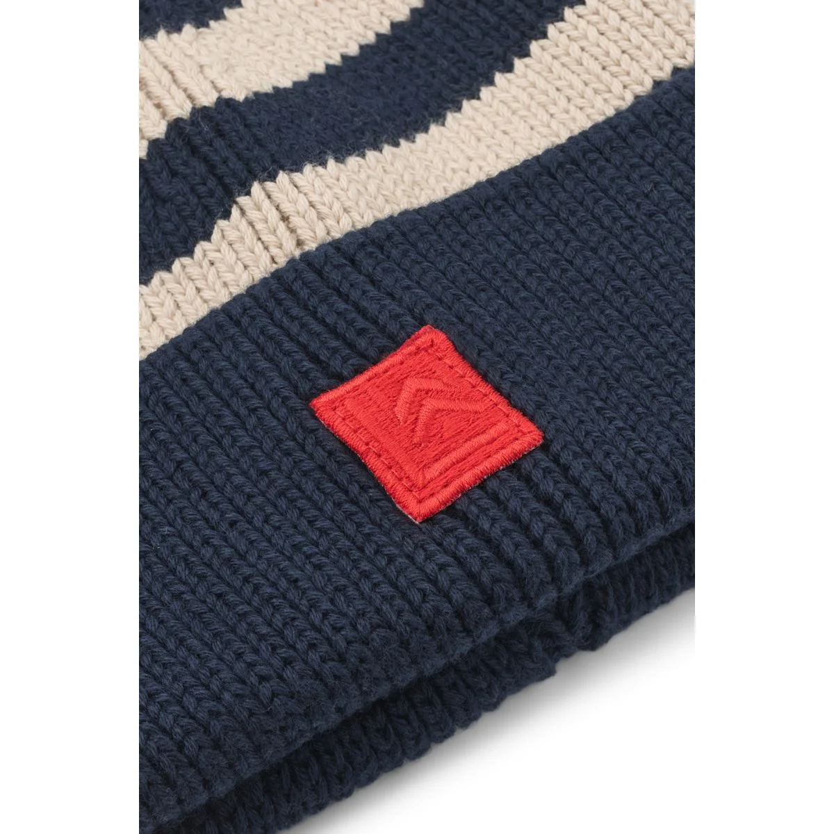 Bonnet Ezra Classic Navy / Sandy Stripes – Image 2